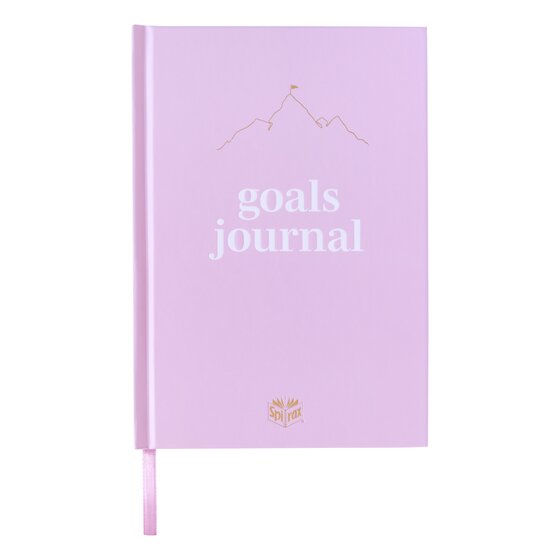 Spirax Platinum A5 Goals Journal Blush