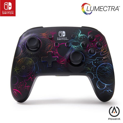 Powera Lumectra Enhanced Wireless Controller Galactic Vortex Nintendo Switch