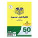 Spirax Loose Leaf Refills A4 50 Leaf Graph 2MM