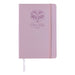 Spirax Platinum A5 Linen-look Journal Flamingo