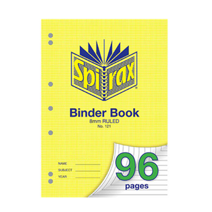 Spirax 121 Binder Book A4 8 mm - 96 Page