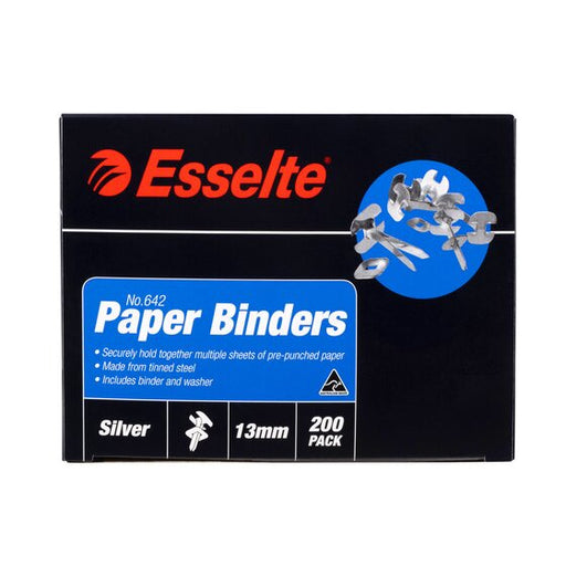 Esselte Paper Binders 13MM Box 200