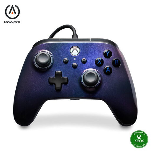 Powera Advantage Wired Controller Blue Sparkle for Xbox S/X