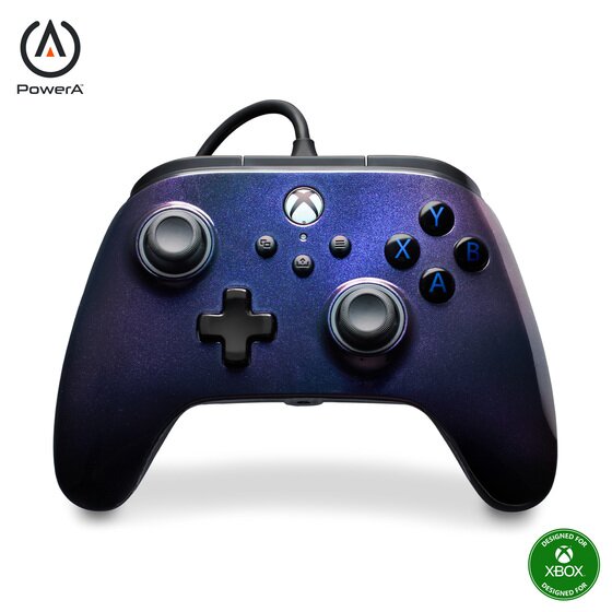 Powera Advantage Wired Controller Blue Sparkle for Xbox S/X