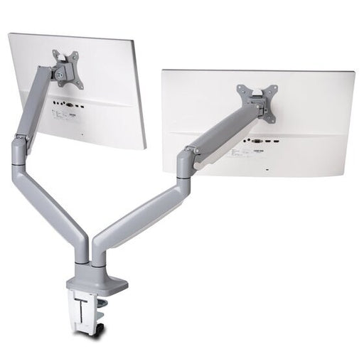 Kensington Smartfit One Touch Adjust Dual Monitor Arm Grey