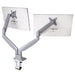 Kensington Smartfit One Touch Adjust Dual Monitor Arm Grey