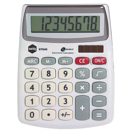 Marbig Calculator Compact Desktop 8 Digit