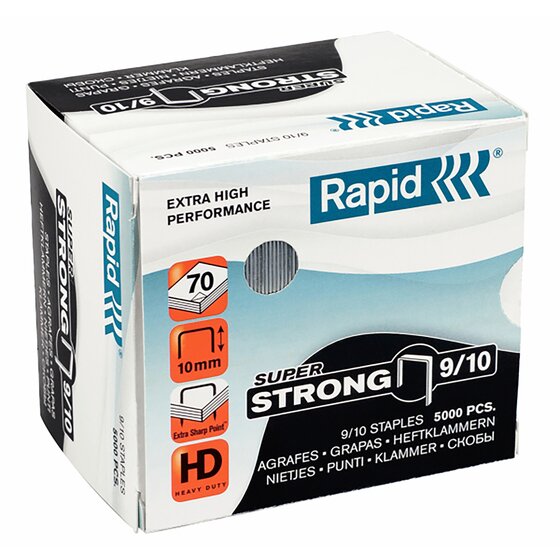 Rapid Staples 9/10MM Box 5000 S/STRONG