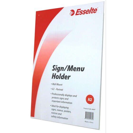 Esselte SIGN/MENU Holder Wall Port A2