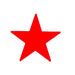 Deskmate Pre-inked Merit Stamp Star Red