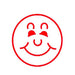Deskmate Pre-inked Merit Stamp Smile Face Red
