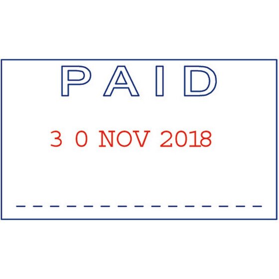 Trodat 4750 Printy Dater L2 Paid