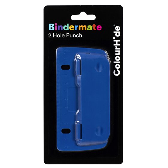 Colourhide Bindermate Hole Punch 2 Hole Classic Blue
