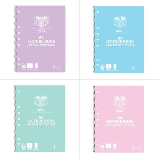 Spirax Kode A4 Lecture 140PAGE Metallic