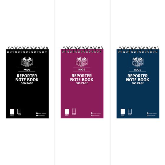 Spirax Kode 956 Reporter Notebook 300PAGE
