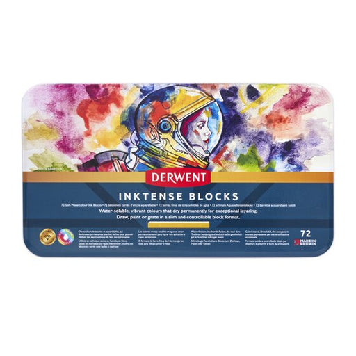 Derwent Inktense Block Tin 72