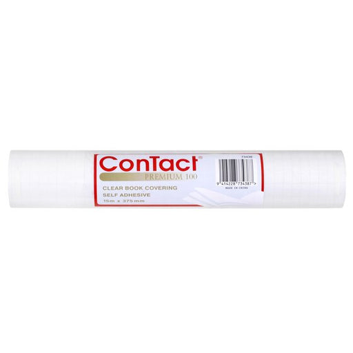 Contact Premium 100 Book Covering Clear 15M X 375MM
