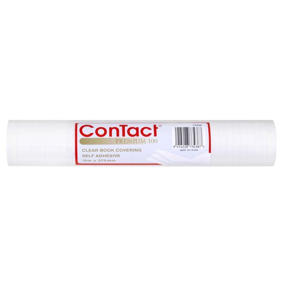 Contact Premium 100 Book Covering Clear 15M X 375MM