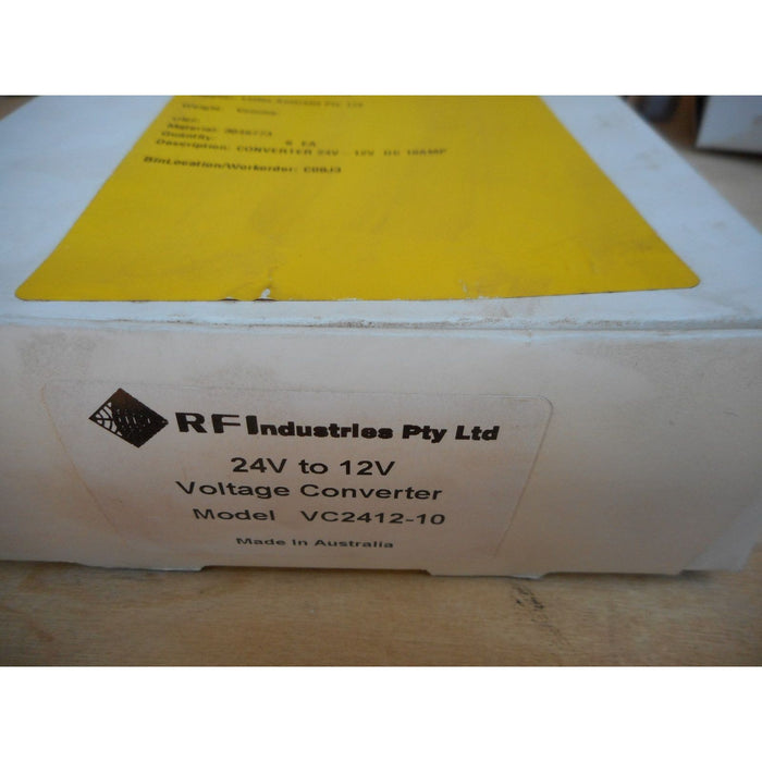 RFI INDUSTRIES VC2412-10 VOLTAGE CONVERTER 24-12V 10A NEW IN
