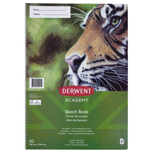 Derwent Academy Sketch Book Surface Colour Size Orientation Sheets