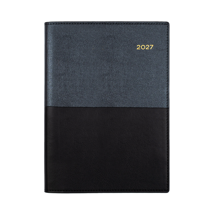 2027 Calendar Year Diary/Planner - 12 Month A5 Month to View with Notes - Soft PU Cover - Collins