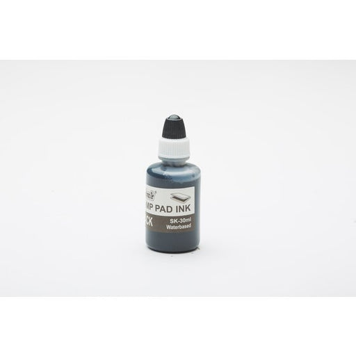 Deskmate Stamp Pad Refill Ink 30ML Black