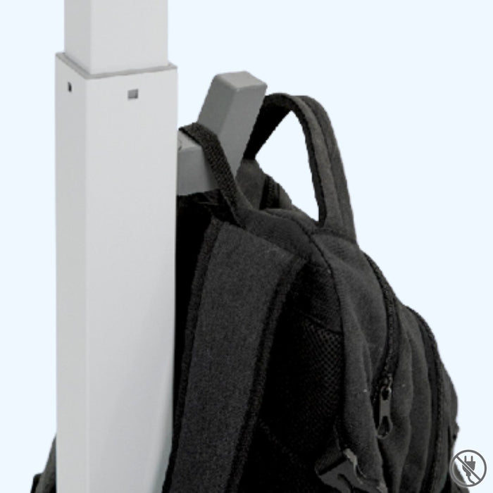 Visionchart Height Adjustable Mobile Laptop Desk 700 x 520mm White BRL101