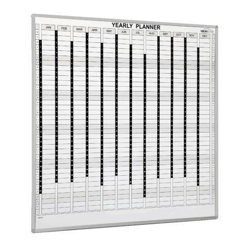 Visionchart Whiteboard Planner Perpetual Standard Frame 1200 x 1200mm VDP001