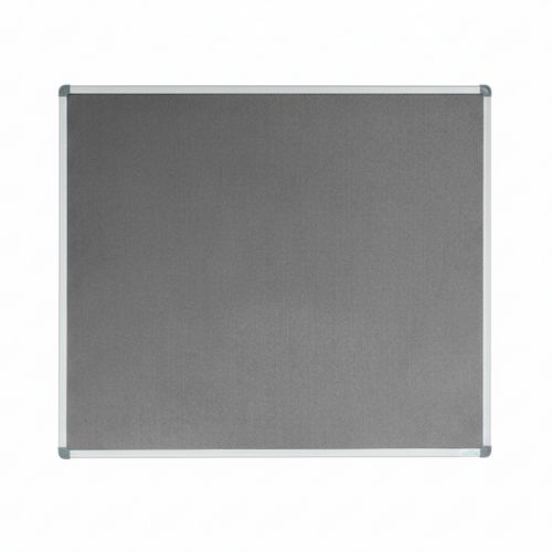 Visionchart Corporate Felt Pinboard Standard Frame 1200 x 1200mm Grey VF1212L
