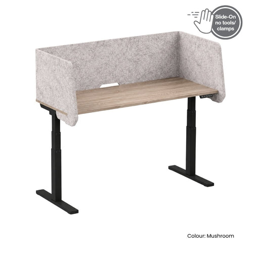 SANA Serenity Desk Screen 24mm Surround 1200 x 800 x 500mm Incline