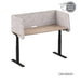 SANA Serenity Desk Screen 24mm Surround 1200 x 800 x 500mm Incline