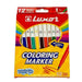 Luxor Colouring Markers – 12 Colours Washable Marker Set