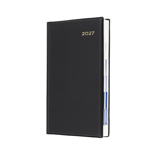 2027 Calendar Year Diary/Planner - 12 Month Octavo Day to Page w Monthly Tabs - PVC Cover - Collins