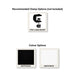 SANA Serenity Desk Screen 12mm Above and Below 1800 x 600+300+300mm
