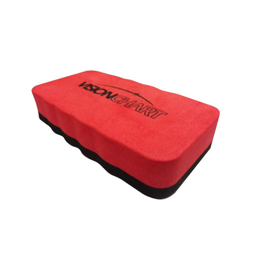 Visionchart Whiteboard Eraser Magnetic Soft Foam 115 x 60mm