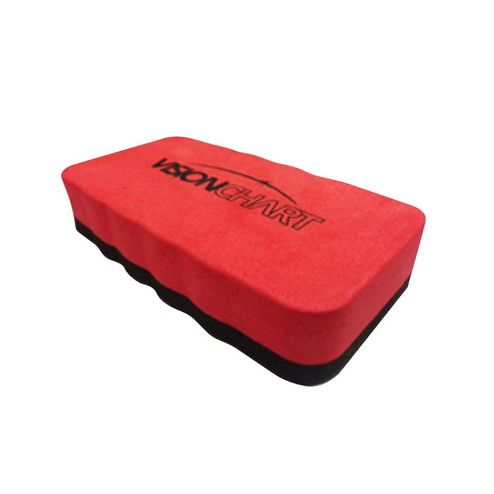 Visionchart Whiteboard Eraser Magnetic Soft Foam 115 x 60mm
