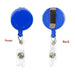 Bibbulmun ID Holder Retractable Badge Reel with Split Ring + Card Strap – Pack of 25 (Blue)