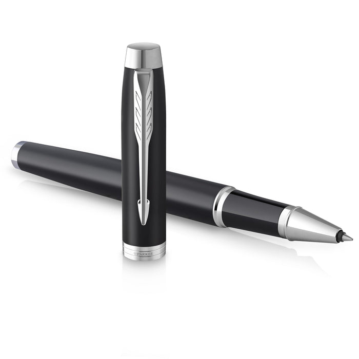 Parker IM Black Chrome Trim Rollerball Pen