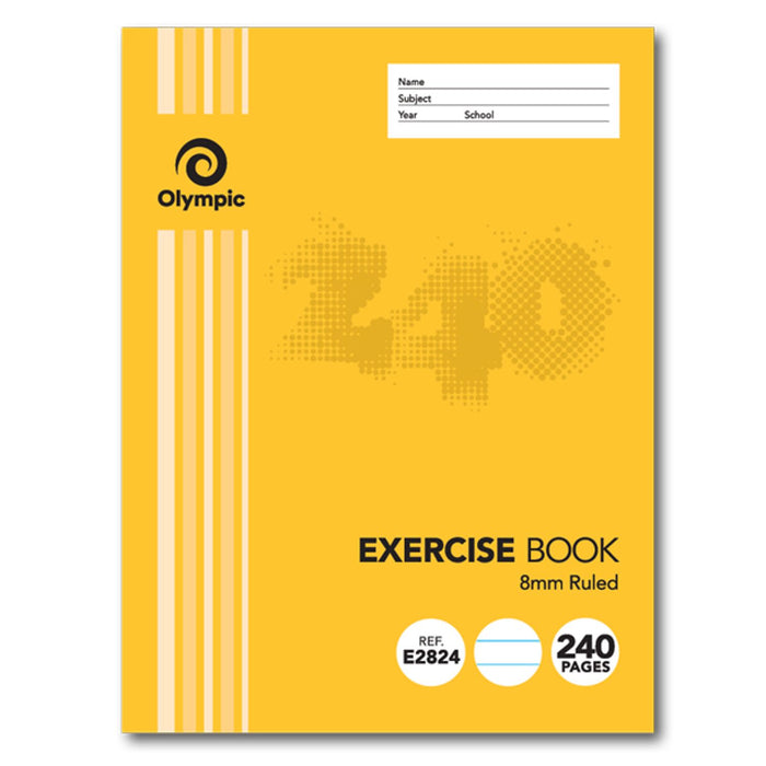 Olympic Exercise Book 225x175mm 240 Page 8mm