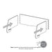SANA Serenity Desk Screen 24mm Surround 1200 x 800 x 500mm Incline