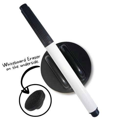 Visionchart Whiteboard Eraser and Marker Set 50mm Black VA0006
