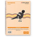 BIBBULMUN Premium Spiral Notebook A4 – 120 Pages, 7mm Ruled, Side Bound