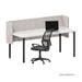 SANA Serenity Desk Screen 24mm Above and Below Desk 1200 x 800mm Assorted