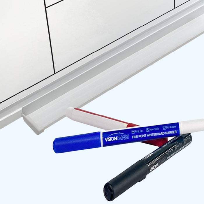 Visionchart Perpetual Month Whiteboard Planner Standard Frame 1200 x 900mm VMP100