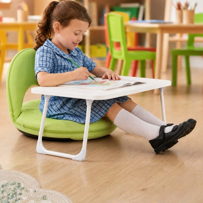 Creative Kids Dry Erase Folding Lap Desk 400 x 600 x 290mm White EFLP