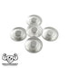 Visionchart Super Magnetic Buttons 30mm Pack of 5 Clear X-MGP3010W