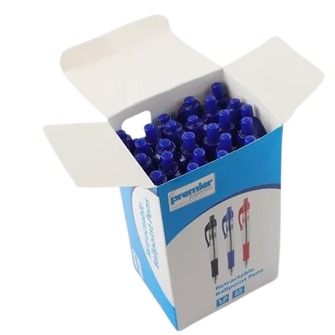 Premier Retractable Ballpoint Pen Blue – 1.0 mm Medium Tip