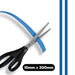 Vista Magnetic Strips 10mm Pack of 2 Blue
