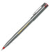 Luxor Fineliner Silver Body, Red 0.5MM