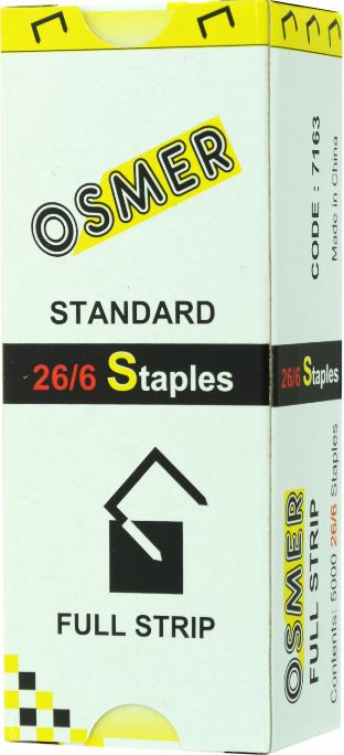 Staples - 26/6 (Box of 5000)